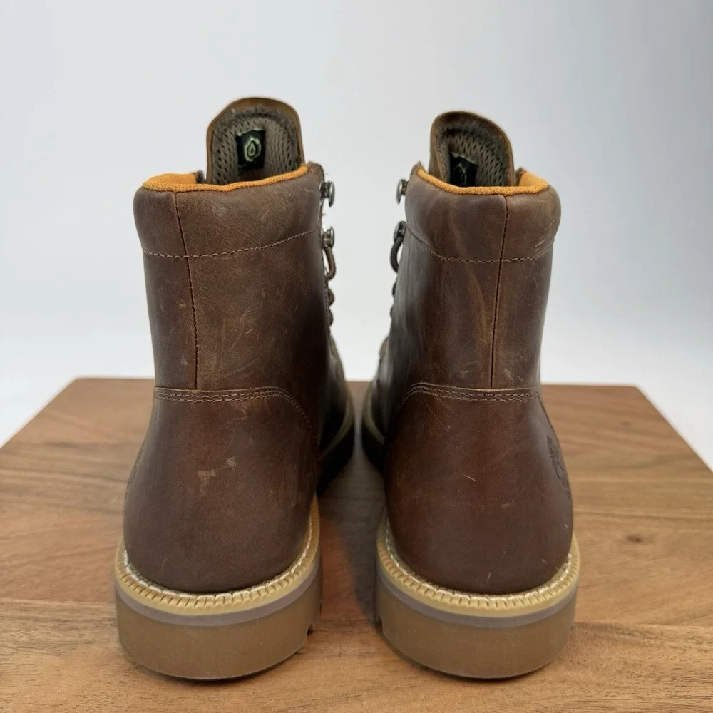 New Mens‎ Timberland Redwood Falls Mid Lace Waterproof Leather Boots Size 8.5 M
